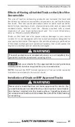 Preview for 39 page of Ski-Doo MXZ X 600 RS 2021 Operator'S Manual