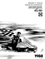 Ski-Doo NORDIK 50 1988 Operator'S Manual preview