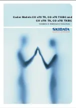 Skidata CO x70 TX Installation And Maintenance Instructions Manual preview