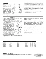 Preview for 2 page of Skil-Care ChairPro 909350 Installation Instructions