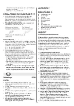 Предварительный просмотр 87 страницы Skil 0788 Original Instructions Manual