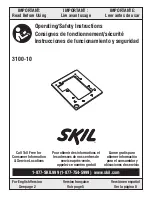 Preview for 1 page of Skil 3100-10 Operating/Safety Instructions Manual