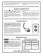 Preview for 4 page of Skil 3100DP Operating/Safety Instructions Manual