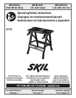 Skil 3110 Operating and s Operating And Safety Instructions Manual preview