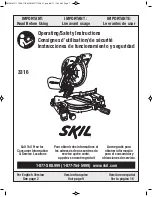 Preview for 1 page of Skil 3316 Operating/Safety Instructions Manual