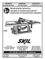 Skil 3700 Operating/Safety Instructions Manual preview