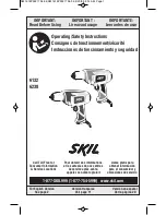 Skil 6132 Operating and s Operating And Safety Instructions Manual предпросмотр