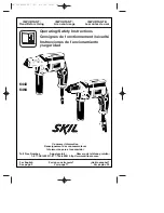 Skil 6443 Operating/Safety Instructions Manual предпросмотр