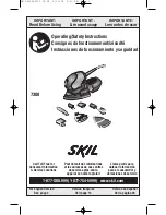 Skil 7300 Operating/Safety Instructions Manual preview