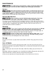 Preview for 22 page of Skil CR541801 Owner'S Manual