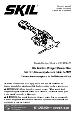 Preview for 1 page of Skil CR5435B-00 Owner'S Manual