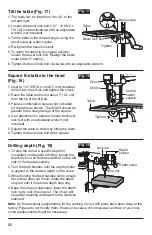 Preview for 22 page of Skil DP9505-00 Owner'S Manual