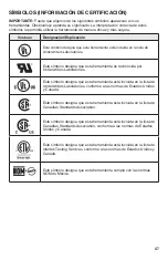 Preview for 47 page of Skil HT4221-00 Owner'S Manual