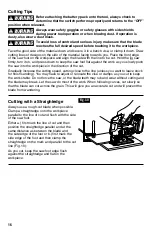 Предварительный просмотр 16 страницы Skil JS820201 Owner'S Manual