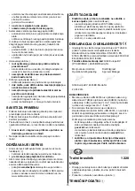 Предварительный просмотр 75 страницы Skil Masters 1220 Original Instructions Manual