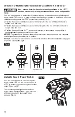 Preview for 12 page of Skil PRWCORE 20 IW6739B-00 Owner'S Manual