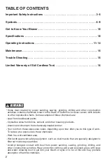 Preview for 2 page of Skil PWRCORE 20 JB4712B-00 Owner'S Manual