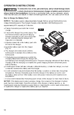 Preview for 12 page of Skil PWRCORE 20 QC536001 Owner'S Manual