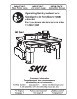 Skil RAS800 Operating/Safety Instructions Manual preview