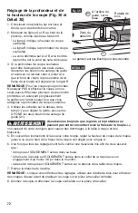 Preview for 72 page of Skil RAS900 Owner'S Manual