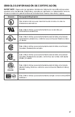 Предварительный просмотр 47 страницы Skil RS582801 Owner'S Manual