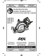 Skil SKILSAW MAG77LT Operating/Safety Instructions Manual preview