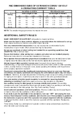 Preview for 8 page of Skil TS6307-00 Owner'S Manual