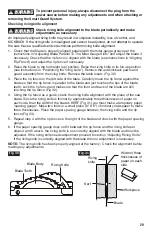 Preview for 29 page of Skil TS6307-00 Owner'S Manual