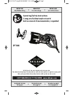 skilsaw SPT44A Operating/Safety Instructions Manual предпросмотр