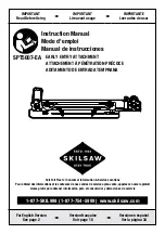 Предварительный просмотр 1 страницы skilsaw SPT5007-EA Instruction Manual