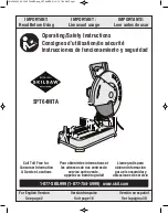 skilsaw SPT64MTA Operating/Safety Instructions Manual предпросмотр