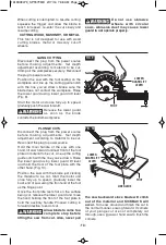 Предварительный просмотр 14 страницы skilsaw SPT67FMD Operating/Safety Instructions Manual