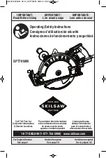 Предварительный просмотр 1 страницы skilsaw SPT70WM Operating/Safety Instructions Manual