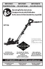 skilsaw SPT79A Operating/Safety Instructions Manual preview