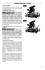 Предварительный просмотр 75 страницы skilsaw SPT88 Operating/Safety Instructions Manual