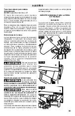 Предварительный просмотр 101 страницы skilsaw SPT88 Operating/Safety Instructions Manual