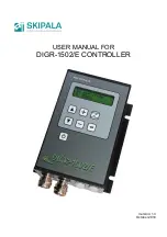 Skipala DIGR-1502/E User Manual предпросмотр