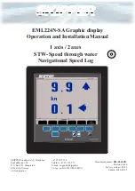 Skipper EML224N-SA Operation And Installation Manual preview