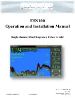 Skipper ESN100 Operation And Installation Manual preview