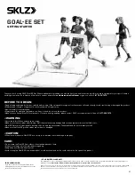 Preview for 1 page of SKLZ GOAL-EE SET Getting Started