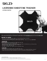 Preview for 1 page of SKLZ LACROSSE SHOOTING TRAINER Getting Started