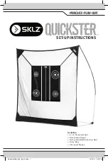 SKLZ PRACTICE PLAY WIN QUICKSTER Setup Instructions preview