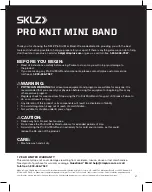 SKLZ PRO KNIT MINI BAND Manual preview