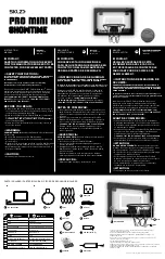 Preview for 1 page of SKLZ PRO MINI HOOP SHOWTIME Instruction Manual