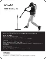 Preview for 1 page of SKLZ PRO TEE ELITE Getting Started