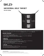 Preview for 1 page of SKLZ UNIVERSAL GOLF TARGET Getting Started