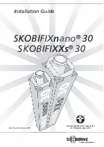 Preview for 1 page of SKOBERNE SKOBIFIXnano 30 Installation Manual