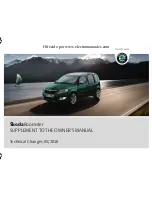 Skoda 2010 Roomster Owner'S Manual Supplement preview