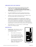 Preview for 5 page of SkoFlo Industries SF15000NMFB Operation And Maintenance Instruction