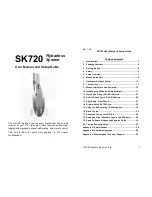 Skookum SK720 User Manual preview